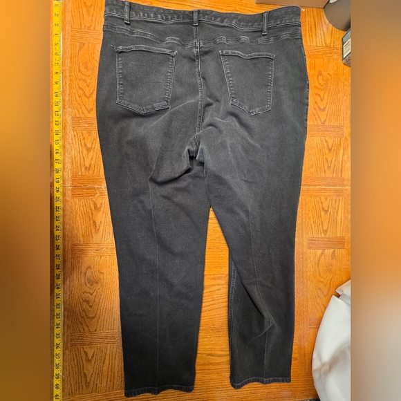 Talbots Flawless Slim Ankle Curvy Black Jeans Plus Size 22W - Picture 2 of 8